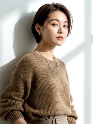 大人ショート、耳かけで垢抜け【亀有駅】