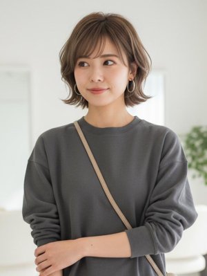 大人可愛い。くびれボブ【亀有駅】