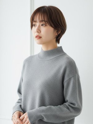丸みショートで叶う大人可愛い【JR亀有駅】